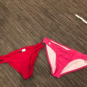 PINK AND RED BIKINI BOTTOMS💖🌺